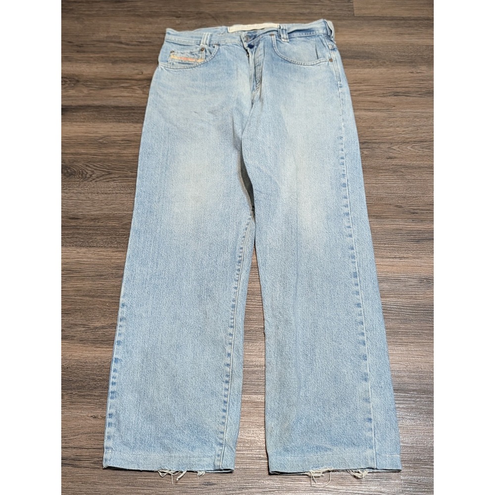 Diesel Saddle Vintage 90s Saddle Straight Leg Jeans Light Wash Blue 32 Italy